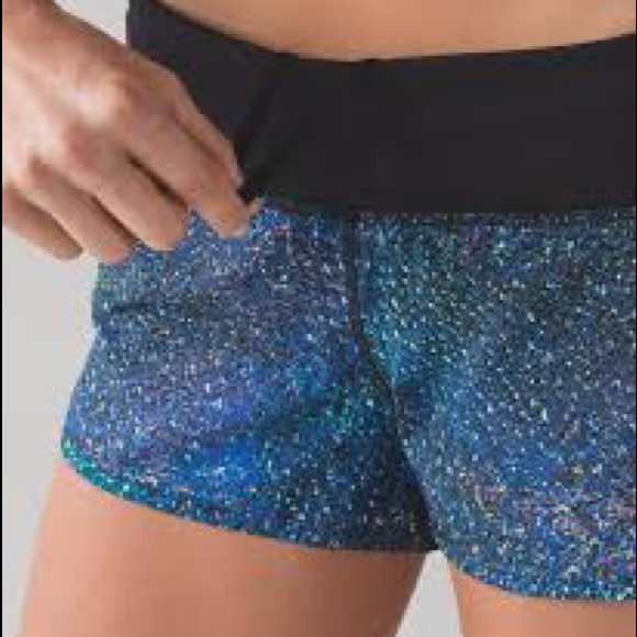 Lululemon Mermaid Multi Speed Up Shorts size 10 - Picture 3 of 7